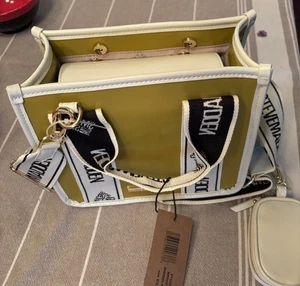 STEVE MADDEN BWEBBER SATCHEL CROSSBODY/HANDBAG - With Ear Bud Case NWT - Picture 1 of 6