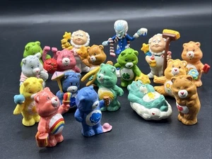 1980s Original Miniature Care Bear Figures Vintage Massive Bundle X 17 Job Lot - Picture 1 of 10