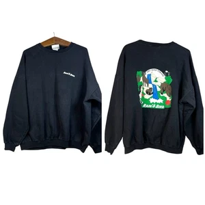 Vintage 2001 Rose Parade Rain Bird Waterfall Forest Animal Sweatshirt Hanes XXL - Picture 1 of 11