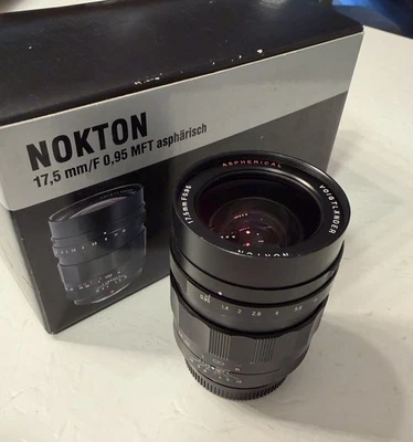 Объектив Voigtlander NOKTON 17,5 мм F0.95 для Micro Four Thirds - Изображение 1 из 4