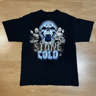 Camiseta De Colección 1998 WWF Stone Cold Steve Austin One Tough SOB Lucha Talla L Foto 1 de 4