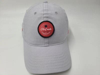 Gorra de golf University of Utah Utes trébol negro Live Lucky Strapback gris NCAA Foto 1 de 4