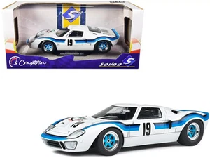 BRAND NEW 1/18 SOLIDO 1966 FORD GT40 AS IT WON THE 1973 ANGOLA CHAMPIONSHIP NIB - Picture 1 of 2