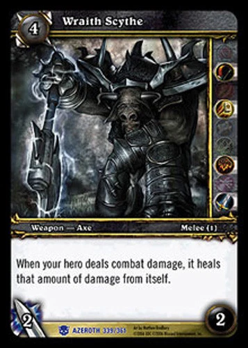 WOW WARCRAFT TCG ARCHIVES : WRAITH SCYTHE FOIL X 4 - Image 1 of 1