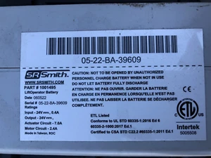 S.R. Smith SR1001495 24V Pool Lift Operator Battery for Pal Splash Axs - Picture 1 of 8