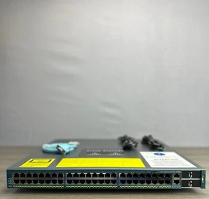 Cisco WS-C4948-10GE-E Catalyst 4948 48 Port Gigabit Switch - Same Day Shipping - Picture 1 of 6