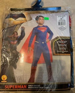 Batman vs Superman Costume w/ Cape Boys Large 12-14  NEW in Retail Packaging - Picture 1 of 3