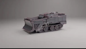 3D Printed 1/72 American M9 armored bulldozerModel Unpainted - Picture 1 of 3