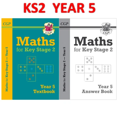 KS2 Year 5 Maths Textbook included Answer Ages 9-10 CGP - Image 1 of 4