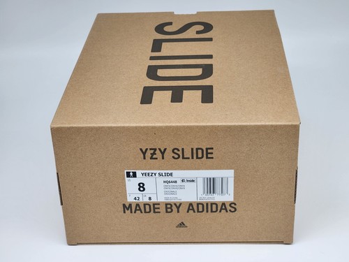 *SOLO SCATOLA VUOTA PER SCARPE* YZY Yeezy SLIDE Adidas taglia US 8