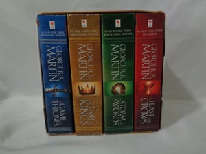 George RR Martin Song of Ice & Fire Complete 4 vol Set Original Slipcase - Picture 1 of 13