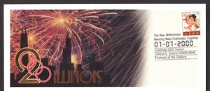 USA 2000 COVER 1-1-2000 "THE NEW MILLENNIUM" CHICAGO ILLINOIS 2000 - Picture 1 of 1