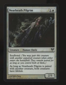 2012 MTG Magic The Gathering FOIL Holo Nearheath Pilgrim Wizards of the Coast A9 - Picture 1 of 2
