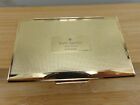 KATE SPADE NEW YORK LENOX GOLD METAL 'A' Initial Business Card Case Holder MINT