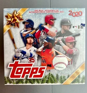 * Lot of 3 * Sealed Topps Holiday 2020 MLB Mega Box RELIC AUTO! Not 2024 FLAWED - Picture 1 of 8