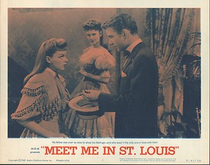 MEET ME IN ST. LOUIS original lobby card JUDY GARLAND/LUCILLE BREMER/TOM DRAKE