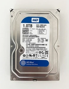 1 TB Western Digital Blue Hard Drive WD10EZEX SATA 64MB Cache Desktop Hard Drive - Picture 1 of 3