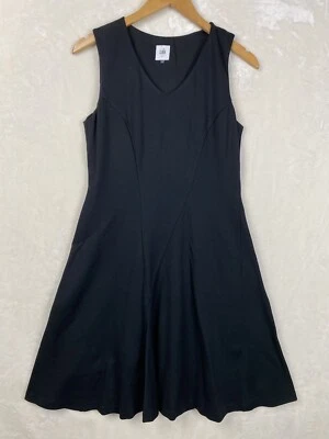 Vestido Cabi Mujer Pequeño Ponte Fit Acampanado Rendimiento Negro Carrera Ropa de Trabajo Oficina Foto 1 de 4