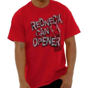 Redneck Funny Drinking Beer Drunk Country Mens Casual Crewneck T Shirts Tees - Picture 1 of 10