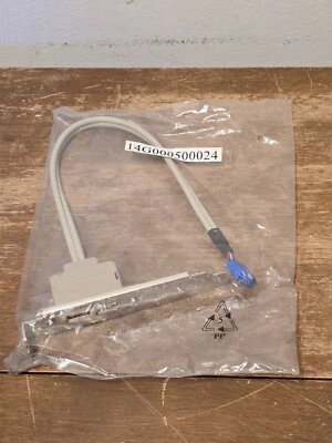 ASUS USB 2.0 Female 9pin Rear Cable 2-port W/PCI Bracket 14G000500024 - Image 1 of 2