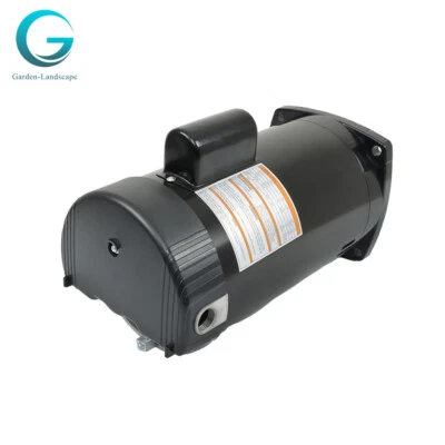 2 HP 3450 RPM 230V 56Y Frame Square Flange Pool Motor # B2855 - Image 1 of 4