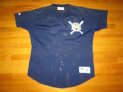 Auténtica camiseta de práctica de bateo de los cerveceros Turner Ward 1995 de colección años 90 usada en juegos 50 Foto 1 de 4