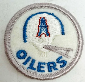 Vintage Retro Houston Oilers Football Helm Logo AFL NFL Sport 2" Patch - Bild 1 von 2