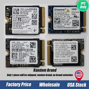 Samsung/Kioxia/Kingston 2230 NVMe M.2 SSD 128GB/256GB/512GB – Random Brand - Foto 1 di 6