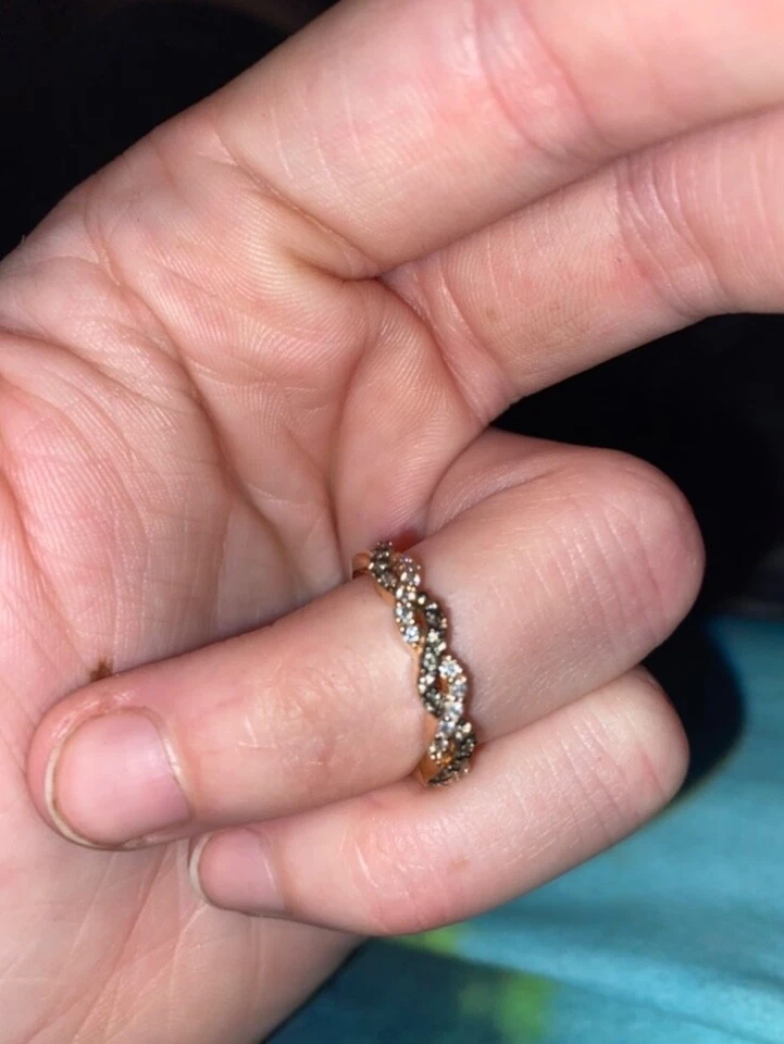 Le Vian Chocolate Diamond Ring 3/8 ct tw 14K Strawberry Gold. Lovely jewelry 💕 - Image 1 of 2