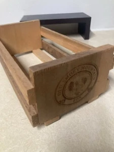 Old Smoky Mountain Wood Box "The Smokies" Cassette Tape Holder Storage Case 80s - Picture 1 of 12