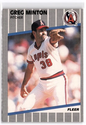 1989 Fleer #485 Greg Minton - Image 1 of 2