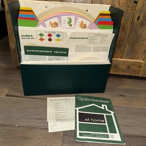 Vintage 60s Cyclo-Teacher World Book Encyclopedia Home School Learning Complete - Bild 1 von 20