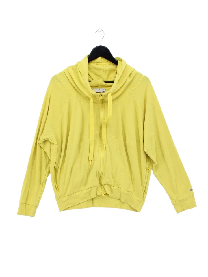 Sudadera con capucha para mujer Stella McCartney M amarilla poliéster con otra cremallera completa Foto 1 de 4
