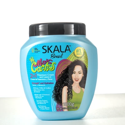 Skala Blue Hair Treatment Cream 35.2oz Deep Moisture for Curly Hair Vegan - Image 1 of 4