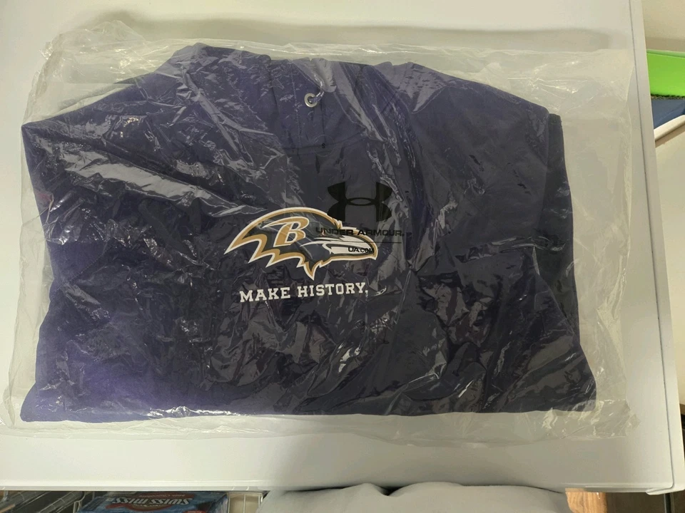 NFL 巴尔的摩乌鸦队套头连帽衫运动衫小号 — 第 1/1 张图片