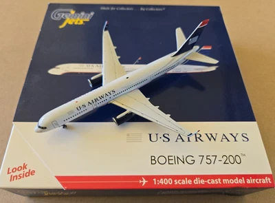 1:400 Boeing 757-200 US Airways N202UW Gemini Jets GJUSA1386 - Image 1 of 4