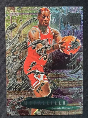 Dennis Rodman #231 Chicago Bulls 1996 Skybox metalizado  - Imagem 1 de 3