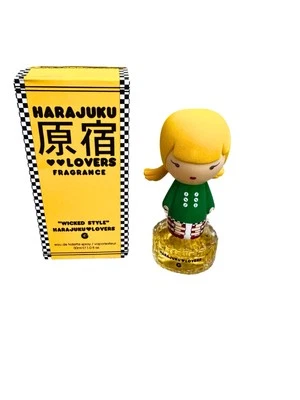 Harajuku Lovers Wicked Style Lovers G 1,0 oz-30 ml Eau de Toilette spray caixa aberta - Imagem 1 de 3
