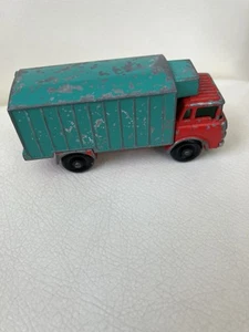 Vtg Matchbox Lesney #44 GMC Refrigerator Truck Red Green Black Regular Wheels - Picture 1 of 7