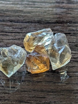 Vendedor de EE. UU. 25,78 quilates miel impecable faceta citrino piedra preciosa áspera espécimen Foto 1 de 3