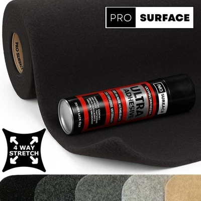 VAN LINING CARPET  4 Way Stretch Adhesive for Camper Van Car Interior Campervan - Image 1 of 4