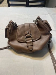 Banana Republic Damen-Handtasche aus Kieselleder braun - Bild 1 von 19