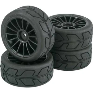 4er Multipack Reely 1:10 Straßenmodell Kompletträder Speed 15-Speichen Schwarz 4 - Bild 1 von 1