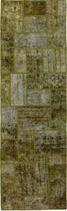 Patchwork 258x82 Orientteppich Teppich Läufer Handgeknüpft - Imagen 1 de 7