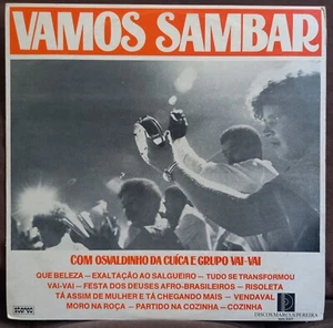 OSVALDINHO DA CUICA LP VAMOS SAMBAR 75' DEEP SAMBA SOUL ROOTS BRAZIL VG+ PAPETE - Picture 1 of 4