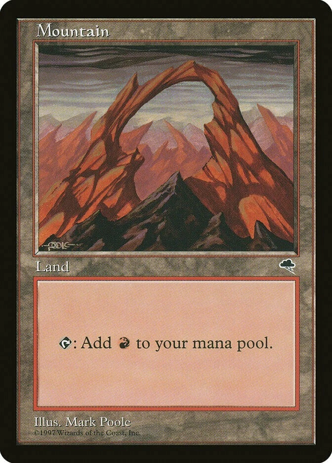 Mountain (Joined) Tempest Light Play MTG Magic DNA GAMES - Image 1 of 1