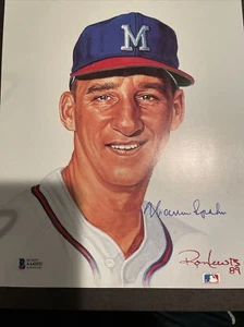 Warren Spahn autographed 8x10 Living Legends photo Beckett certified - Picture 1 of 4