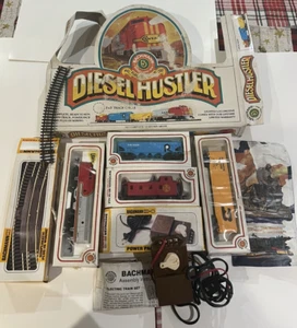 BACHMANN 50 DIESEL HUSTLER TRAIN SET HO SCALE Electric Train Set CHRISTMAS GIFT - Picture 1 of 11