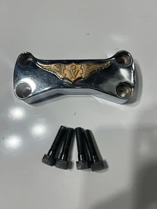 1982 Honda Gold Wing GL1100 Handlebar Clamp with Mounting Bolts - 82 GL 1100 - Picture 1 of 16