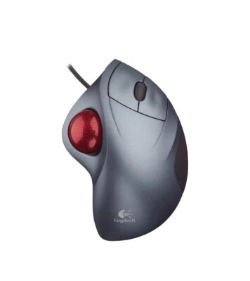 Logitech Trackman Wheel Mouse Optical T-BB18 Tested Works 804360-1000 - Image 1 of 4